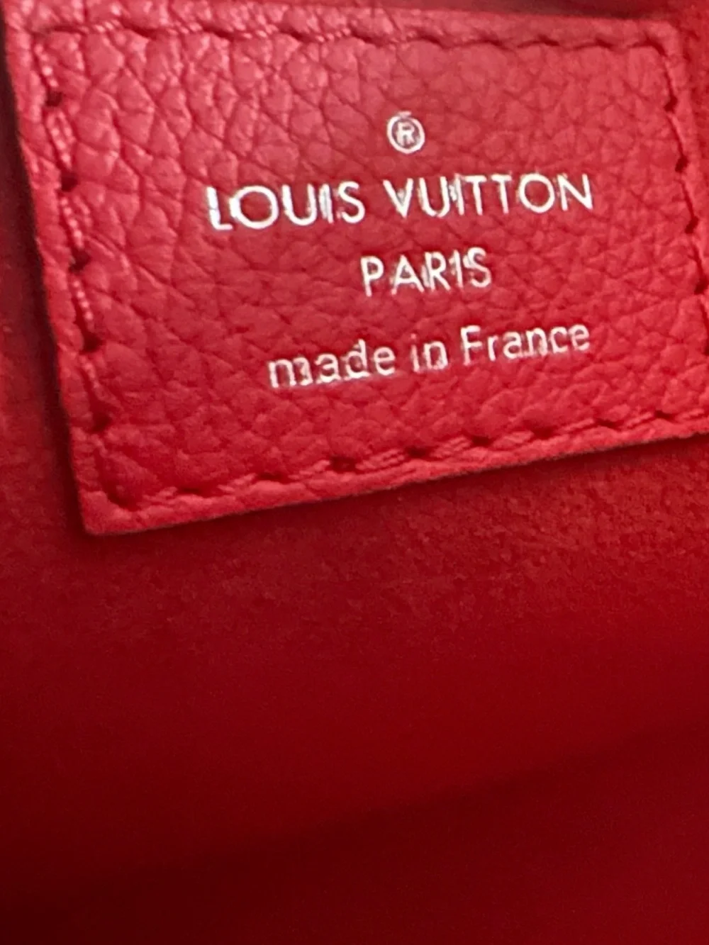 Louis Vuitton Mylockme BB in color RUBY